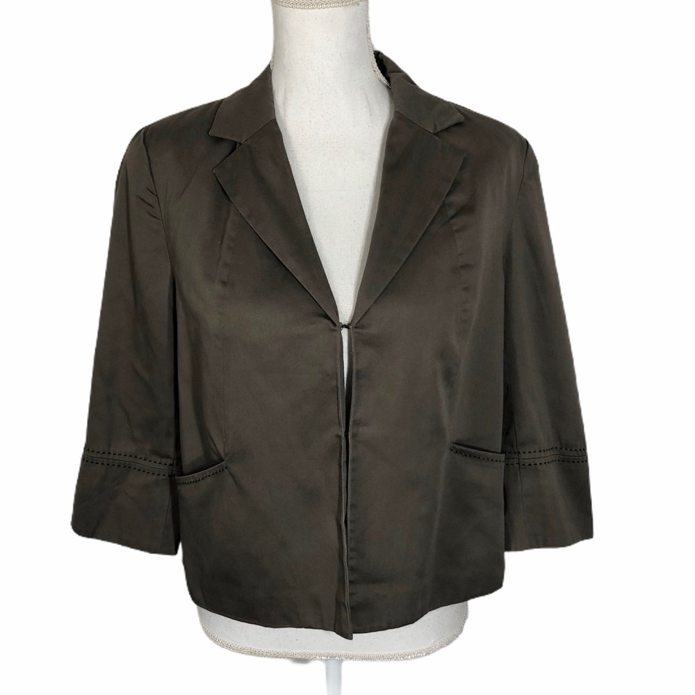 Coldwater Creek Double Clasp Front Blazer Sz 8